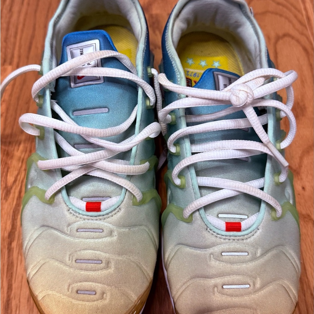 Nike Blue and Green Sneakers